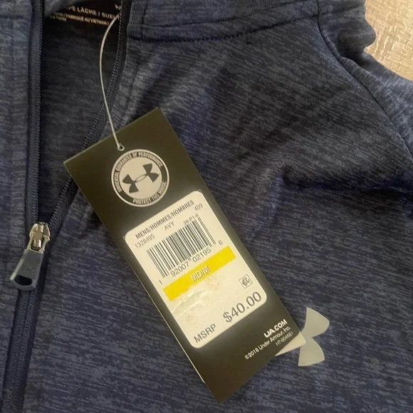 NWT Mens Under Armour Tech 2.0 1/2 Zip up - Picture 3 of 5